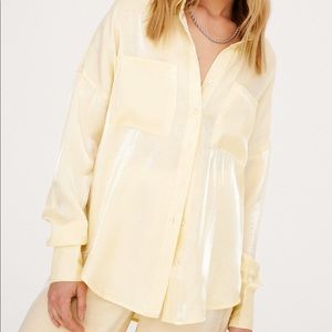 NEW Shimmer Button Down